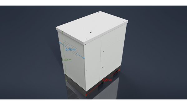 GABINETE METALICO PARA BANCO DE BATERÍAS E INVERSORES NEMA 1